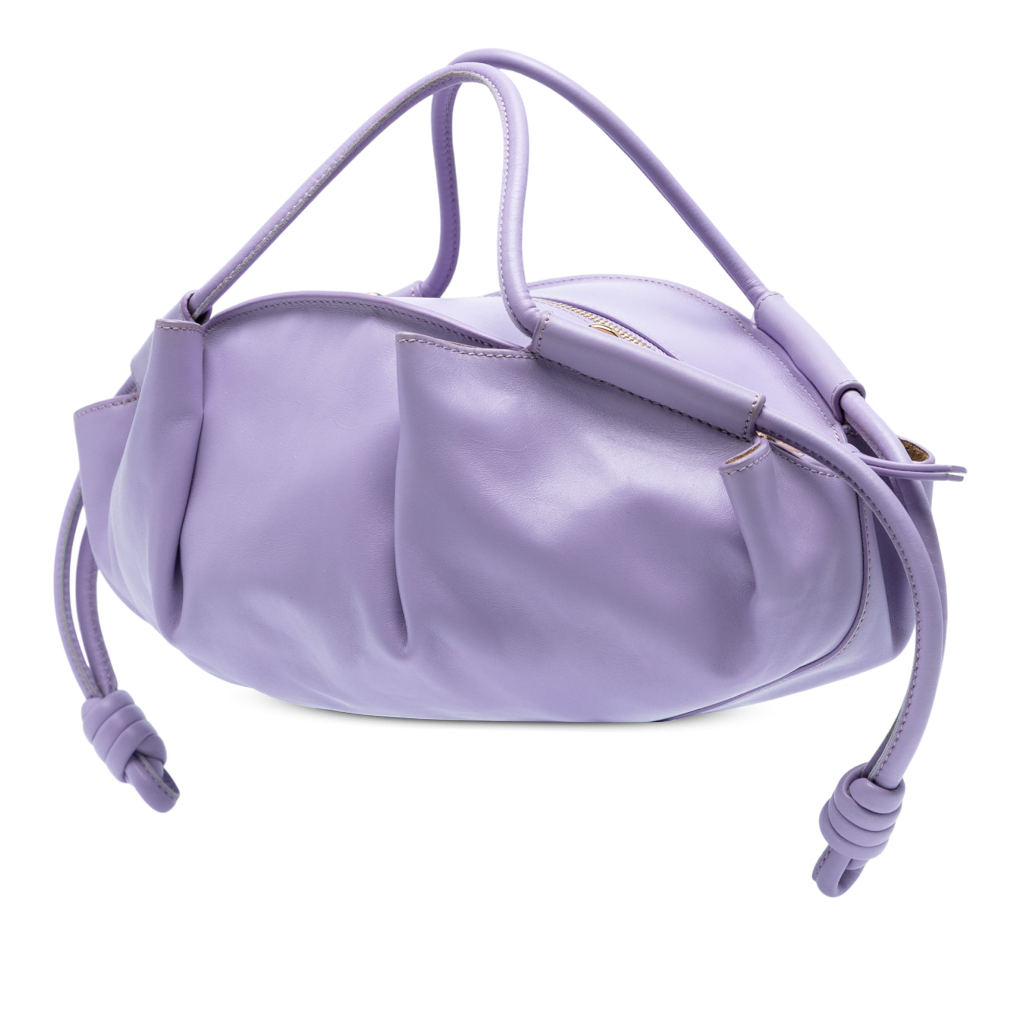 Small Shiny Calfskin Paseo Satchel