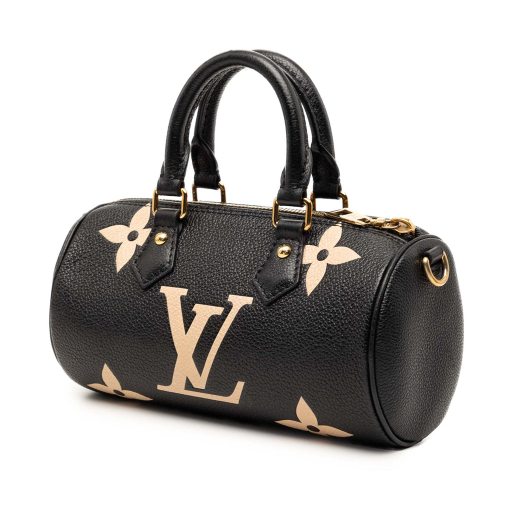 Bicolor Monogram Empreinte Giant Papillon BB
