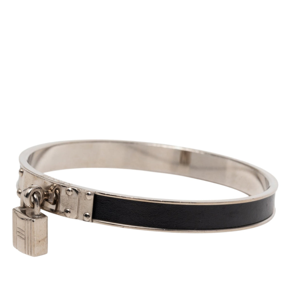 Palladium Plated Kelly H Lock Cadena Bracelet