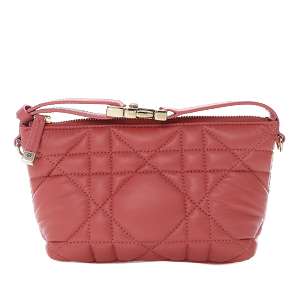 Small Calfskin Macrocannage Diortravel Nomad Pouch