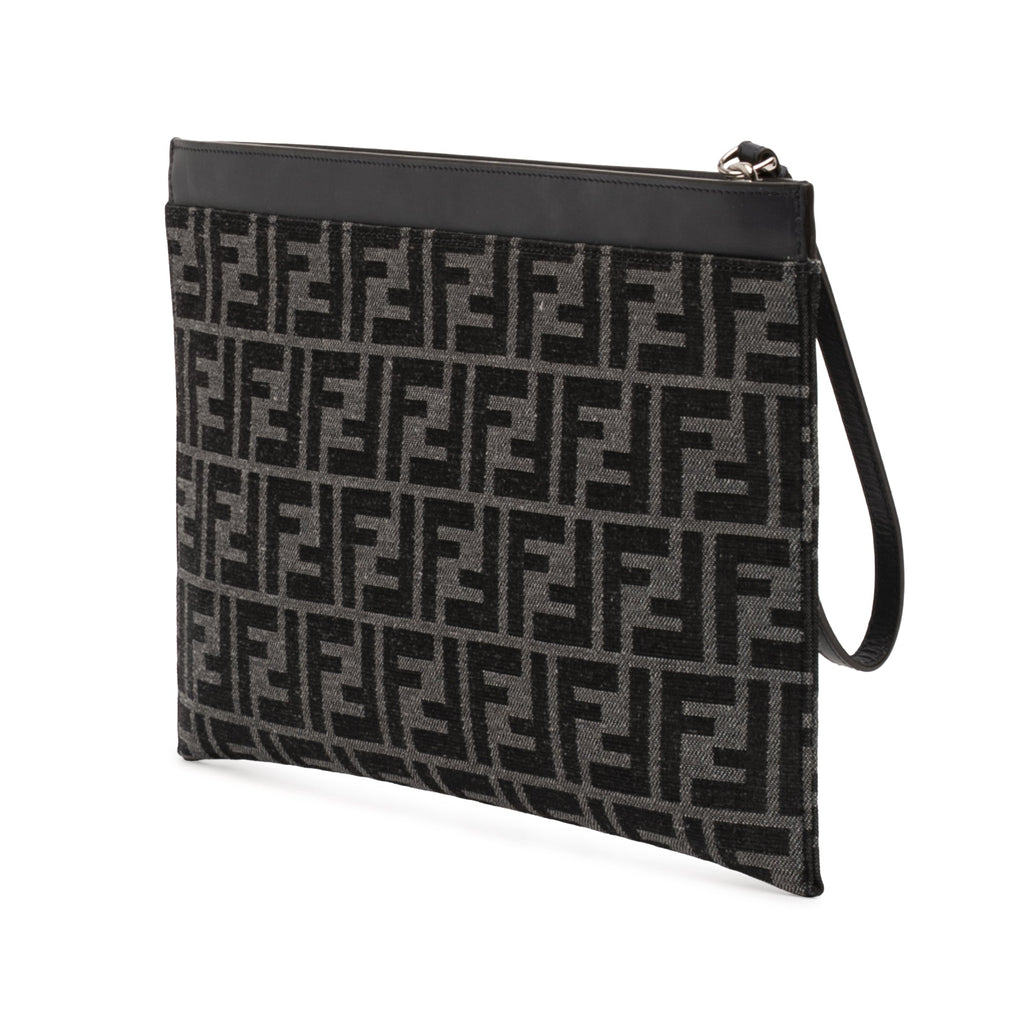 Medium Zucca Canvas Flat Pouch
