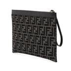 Medium Zucca Canvas Flat Pouch