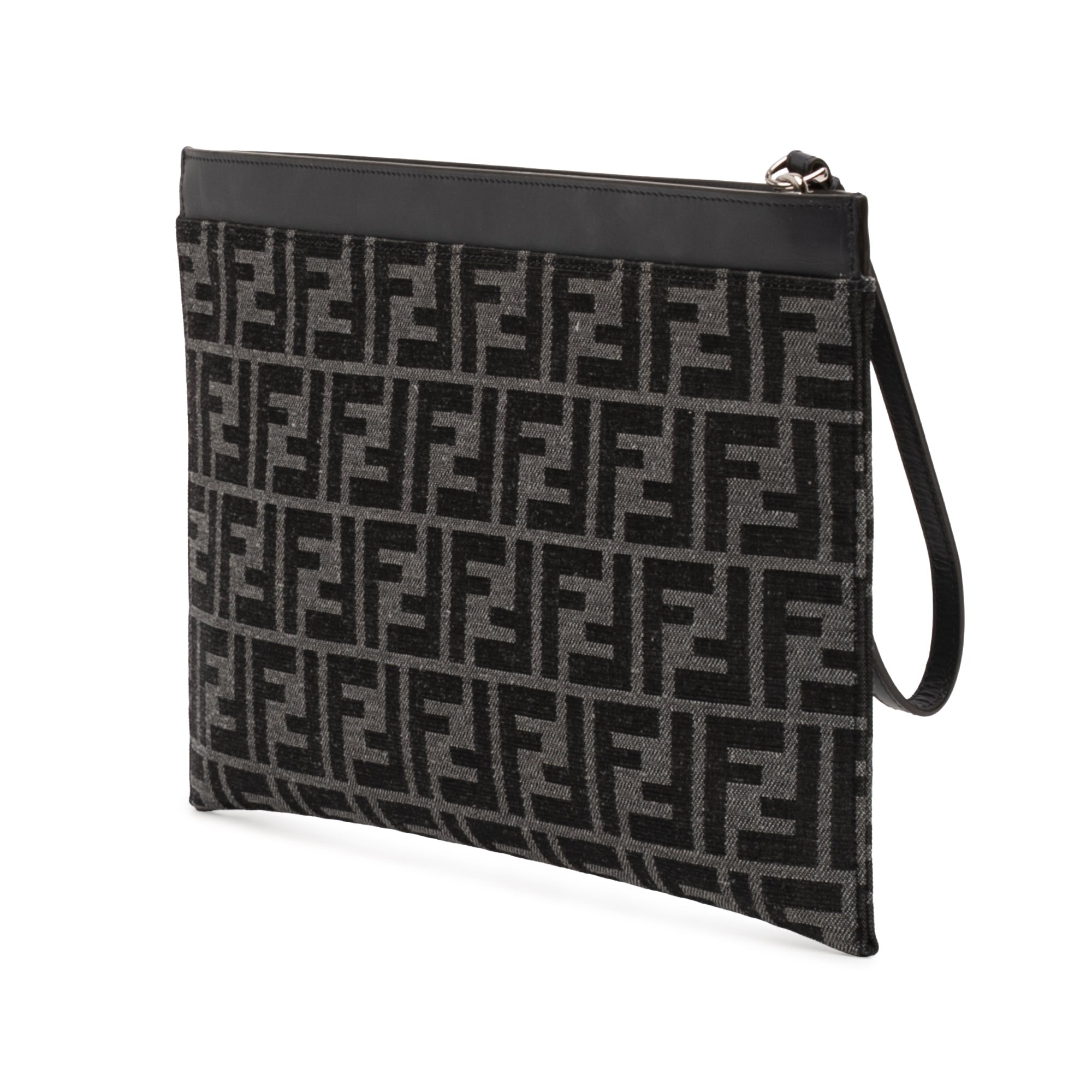 Medium Zucca Canvas Flat Pouch