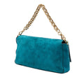 Large Suede Chamois Baguette Satchel