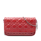 Patent Cannage Lady Dior Wallet On Chain
