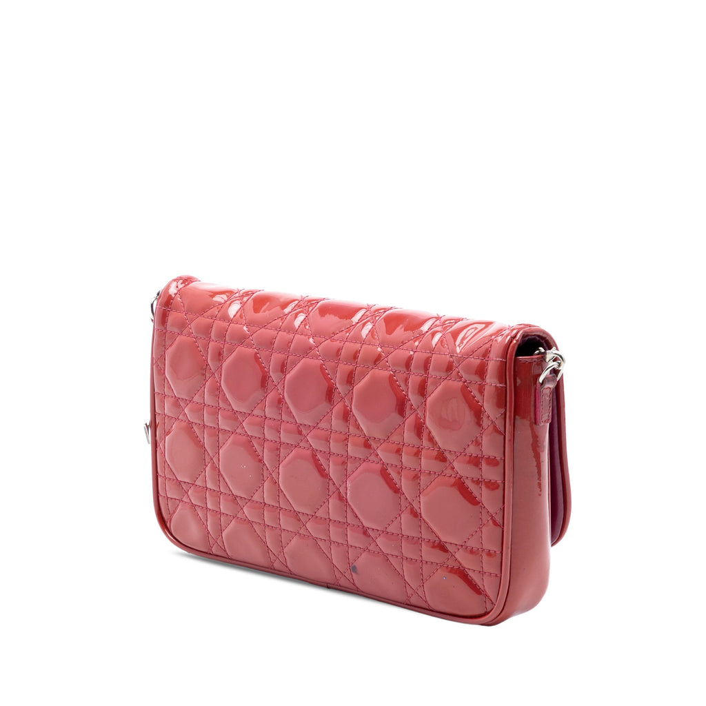 Patent Cannage Lady Dior Wallet On Chain