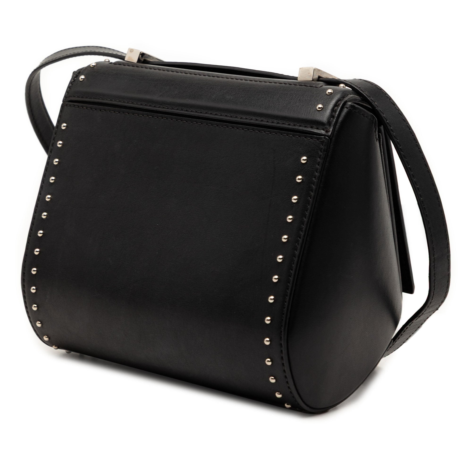 Mini Studded Goatskin Pandora Box Crossbody