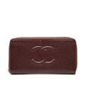 CC Caviar Zip Around Wallet