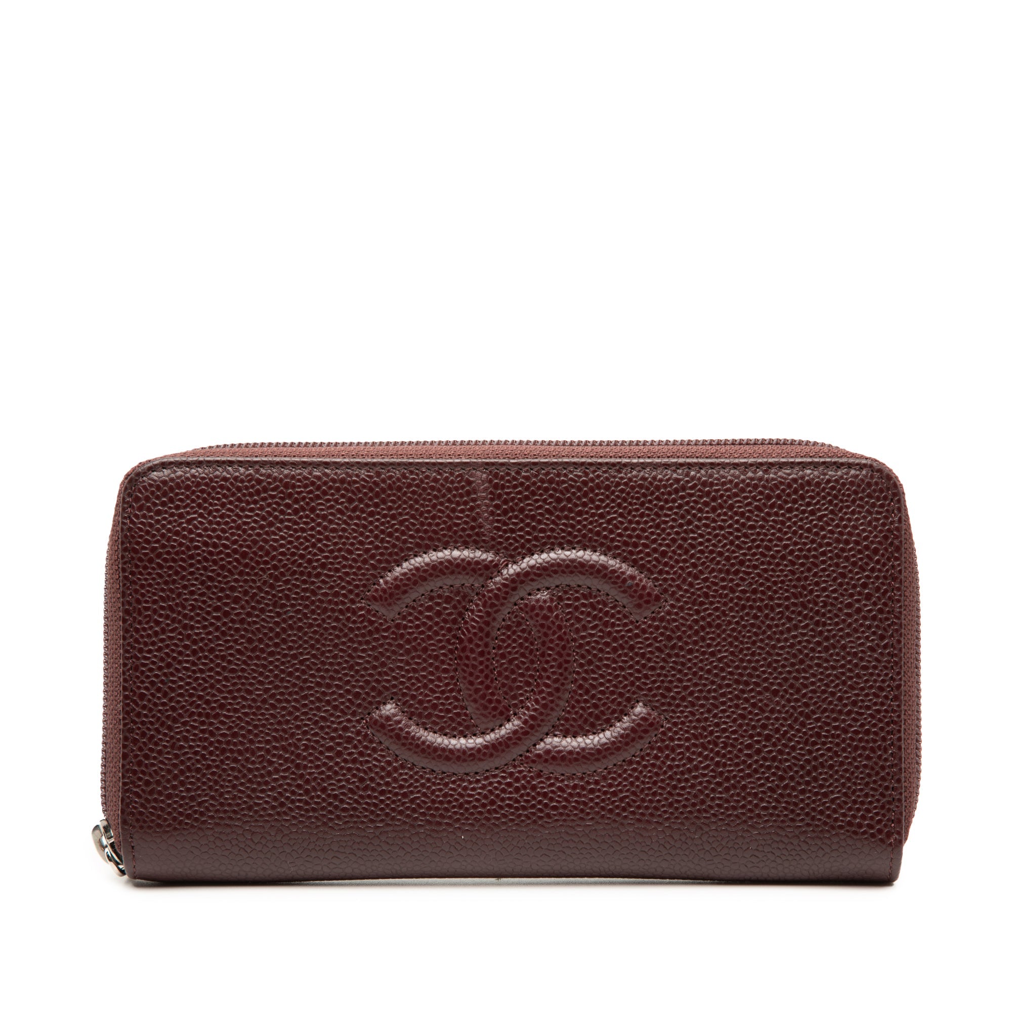 CC Caviar Zip Around Wallet