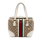 GG Canvas Web Treasure Handbag