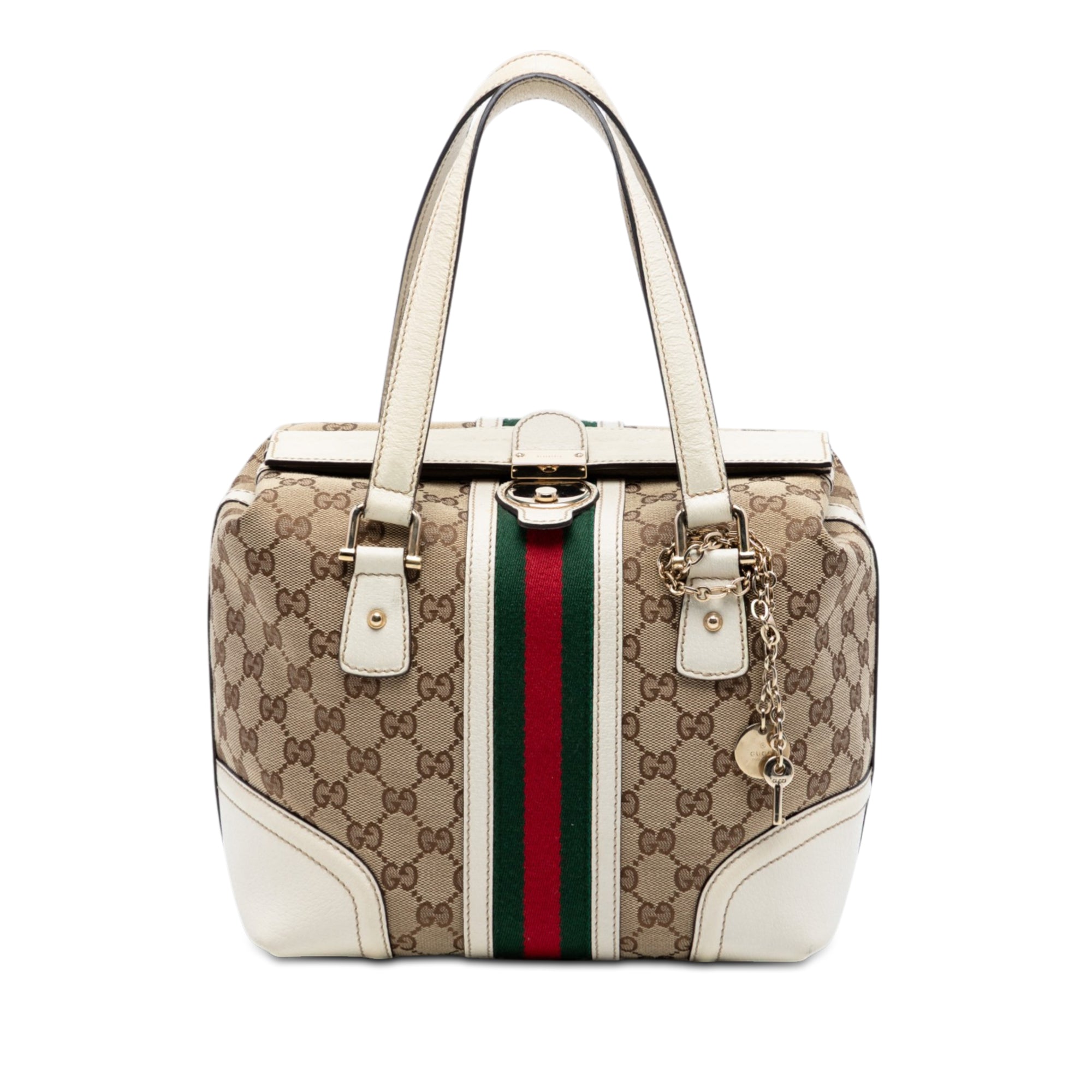 GG Canvas Web Treasure Handbag