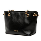 Leather La Medusa Shoulder Bag