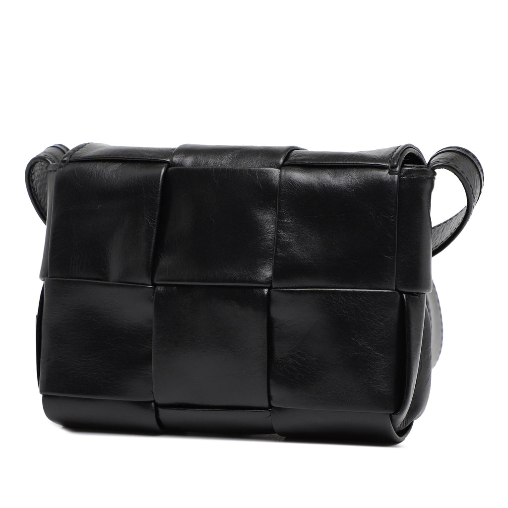 Candy Paper Calfskin Intrecciato Cassette Crossbody