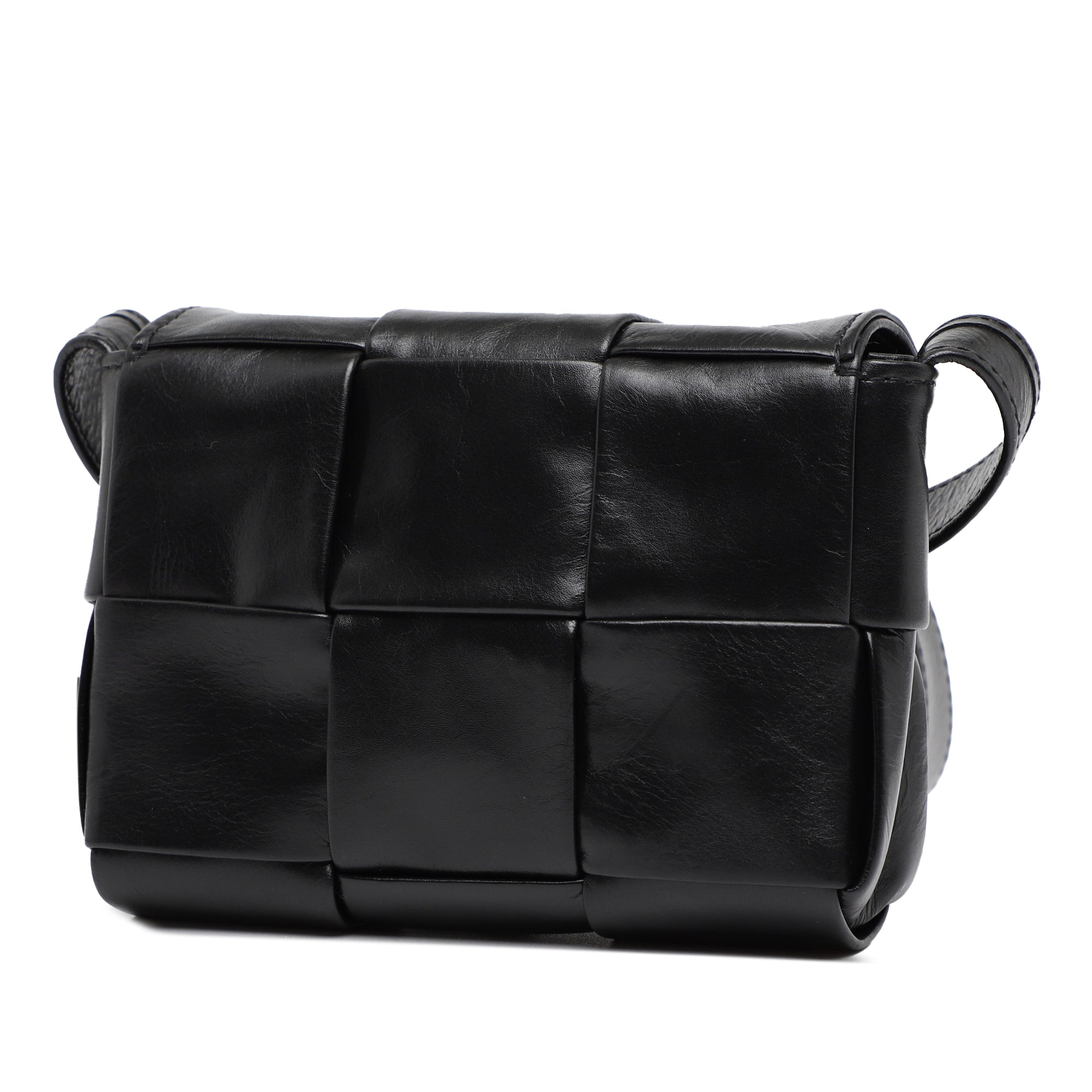 Candy Paper Calfskin Intrecciato Cassette Crossbody