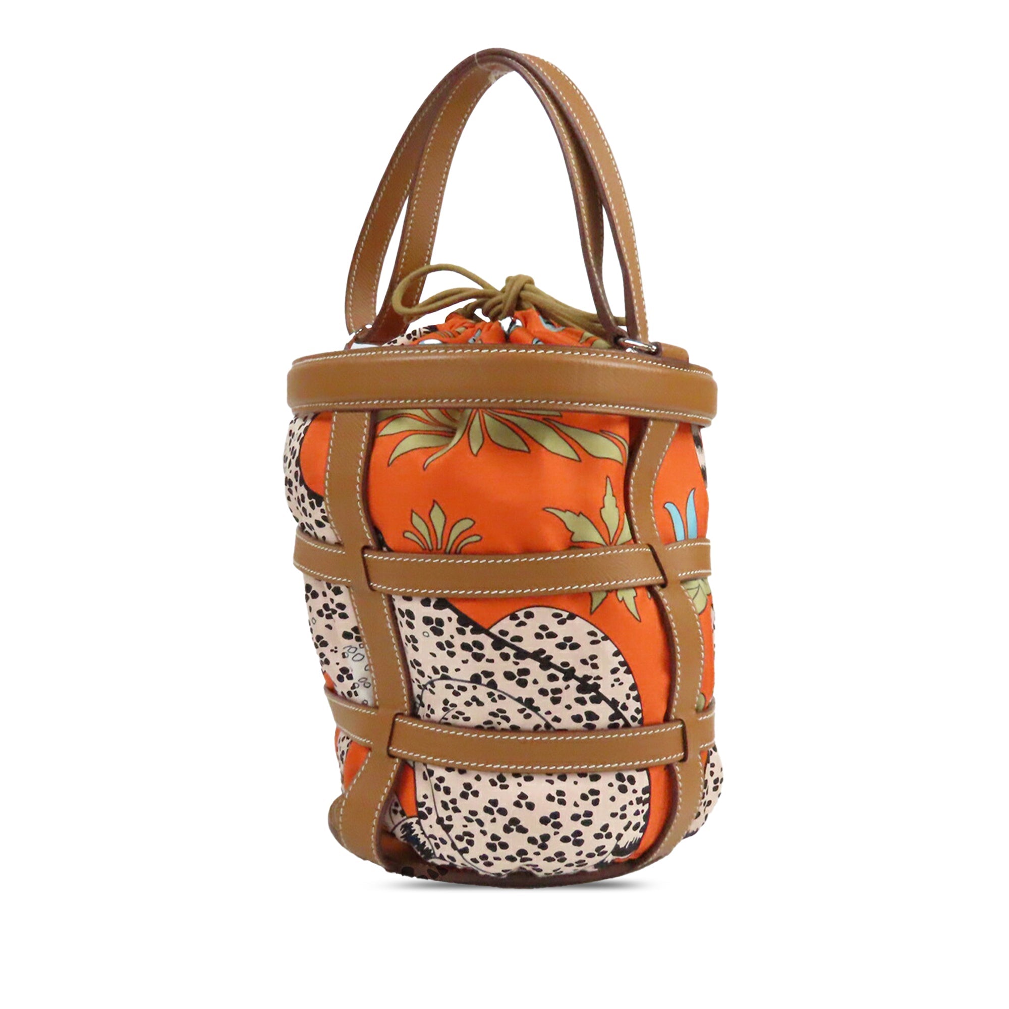 Les Leopards Silk and Epsom Sac Musardine