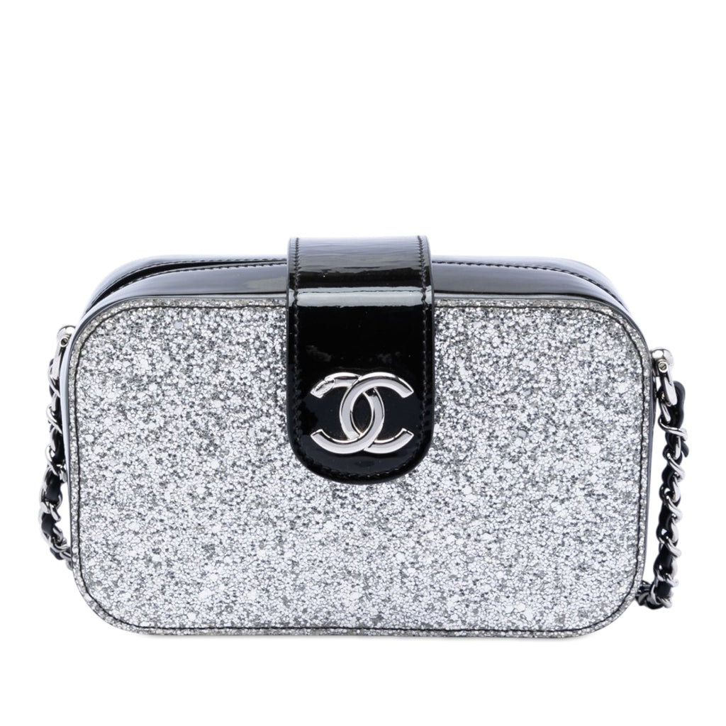 Glitter Patent Evening On The Moon Camera Case