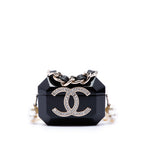 CC Resin Crystal Faux Pearl Airpods Pro Holder Necklace Bag