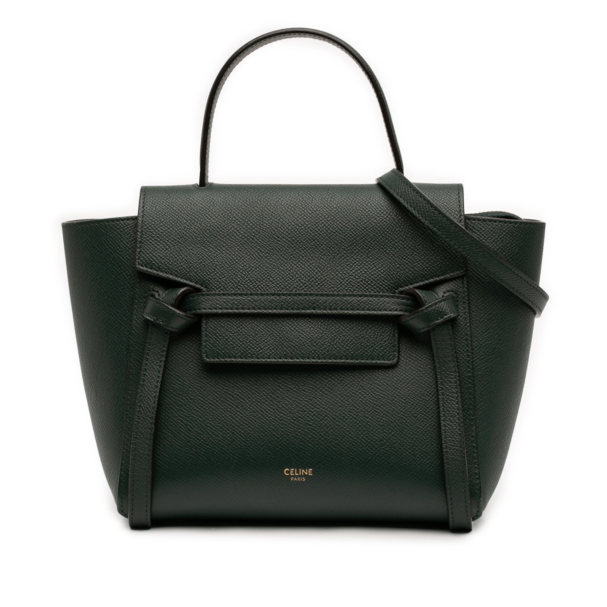 Nano Grained Calfskin Belt Bag