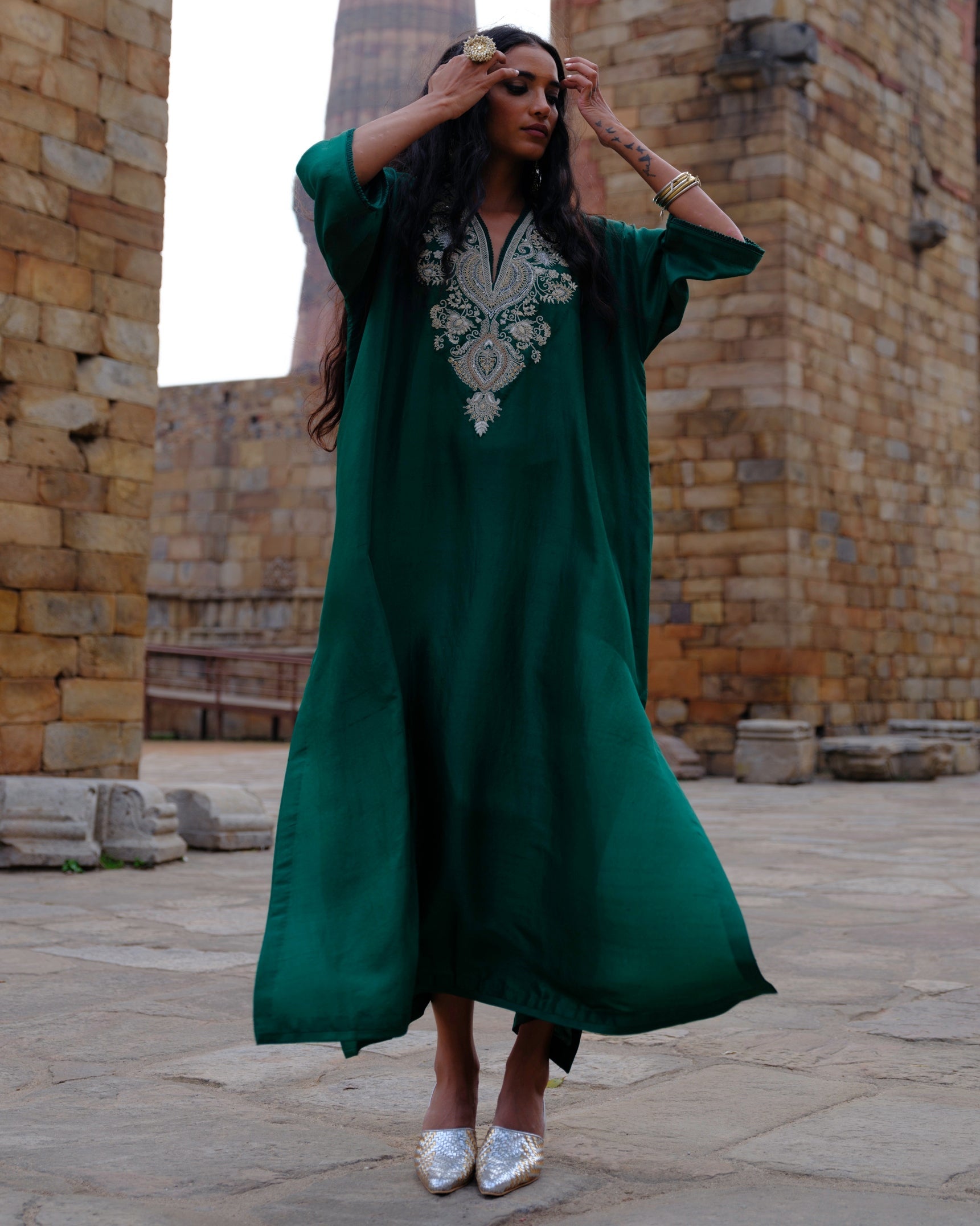 Aisha Kaftan By KYNAH, Luxury Indian Fashion & Bridal Wear