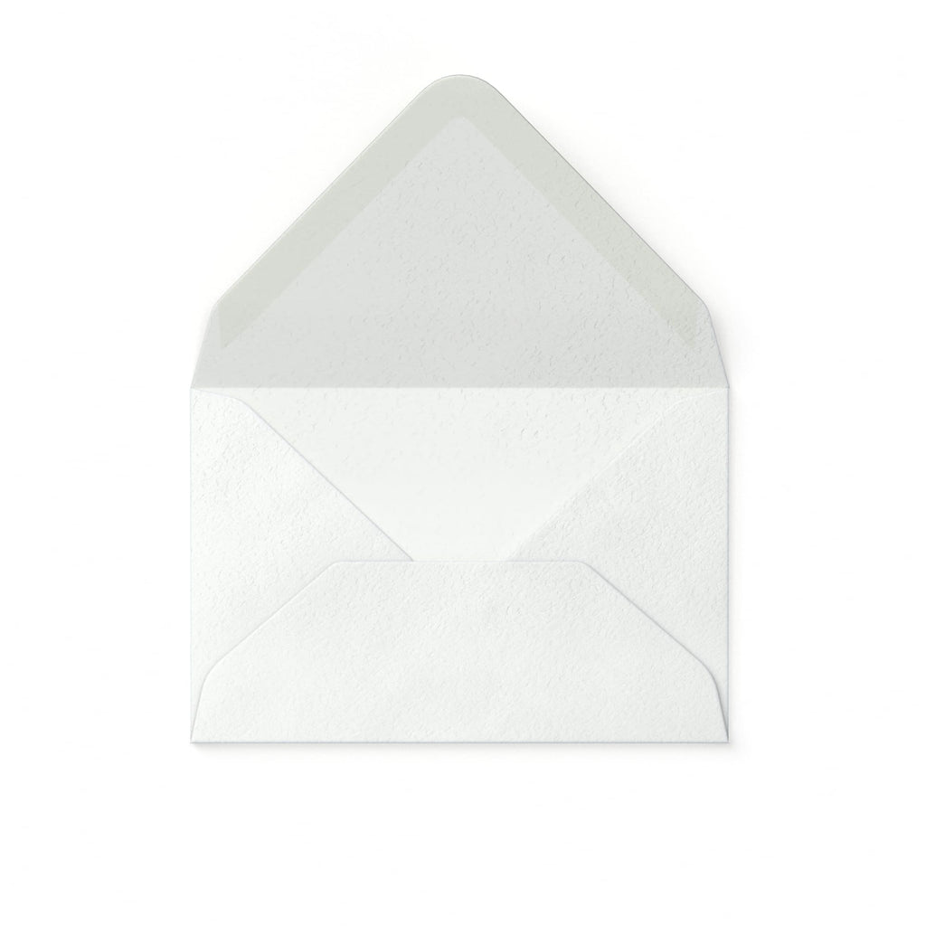 White Hammer Gummed V-Flap Envelope (62 x 94mm)