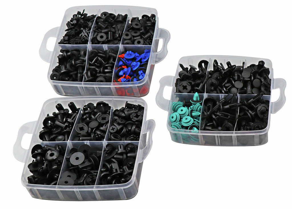 GEDORE Automotive R19002676 - Juego de clips de sujeción de 676 piezas con palanca de desmontaje