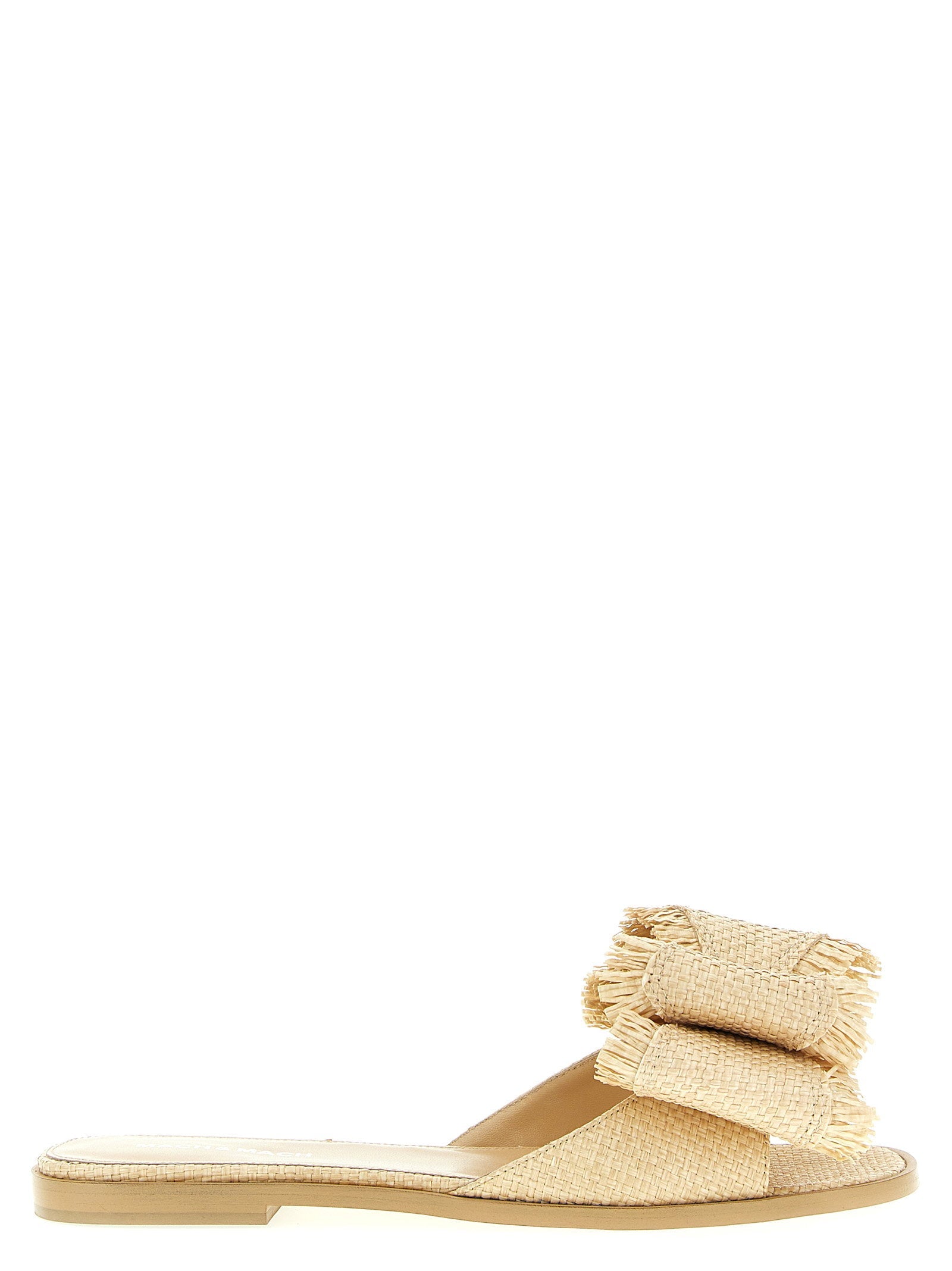 Mach & Mach Le Cadeau Sandals — Cream