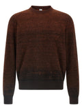 Berluti Brushed Patina Wool Alpaca Sweater — Brown