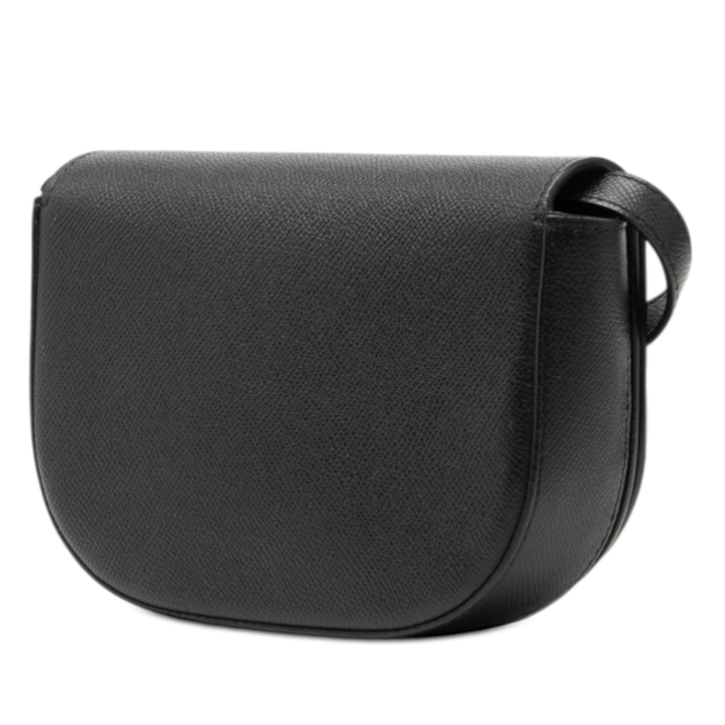 Grained Calfskin Logo Ville Day Crossbody XS