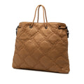 Intrecciato Trimmed Leather Croisette Drawstring Tote