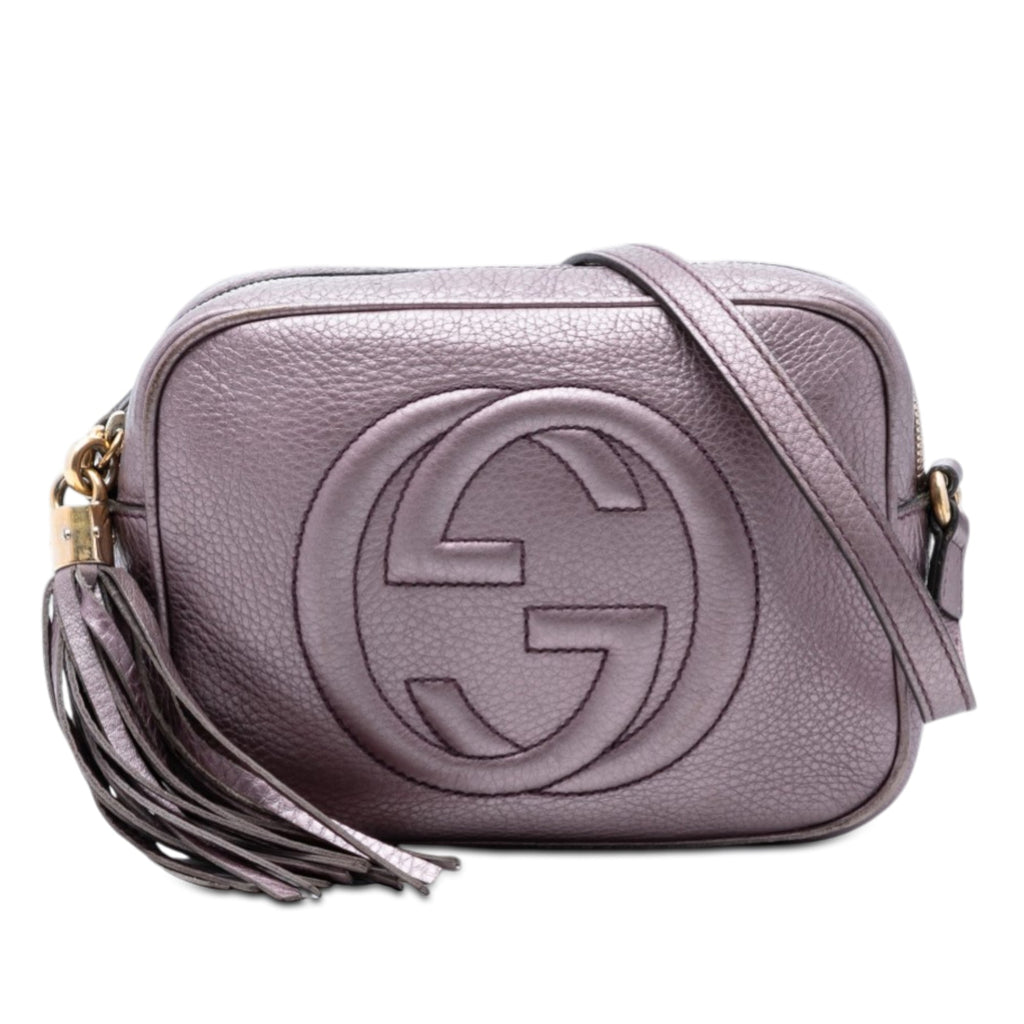 Metallic Leather Soho Disco Crossbody