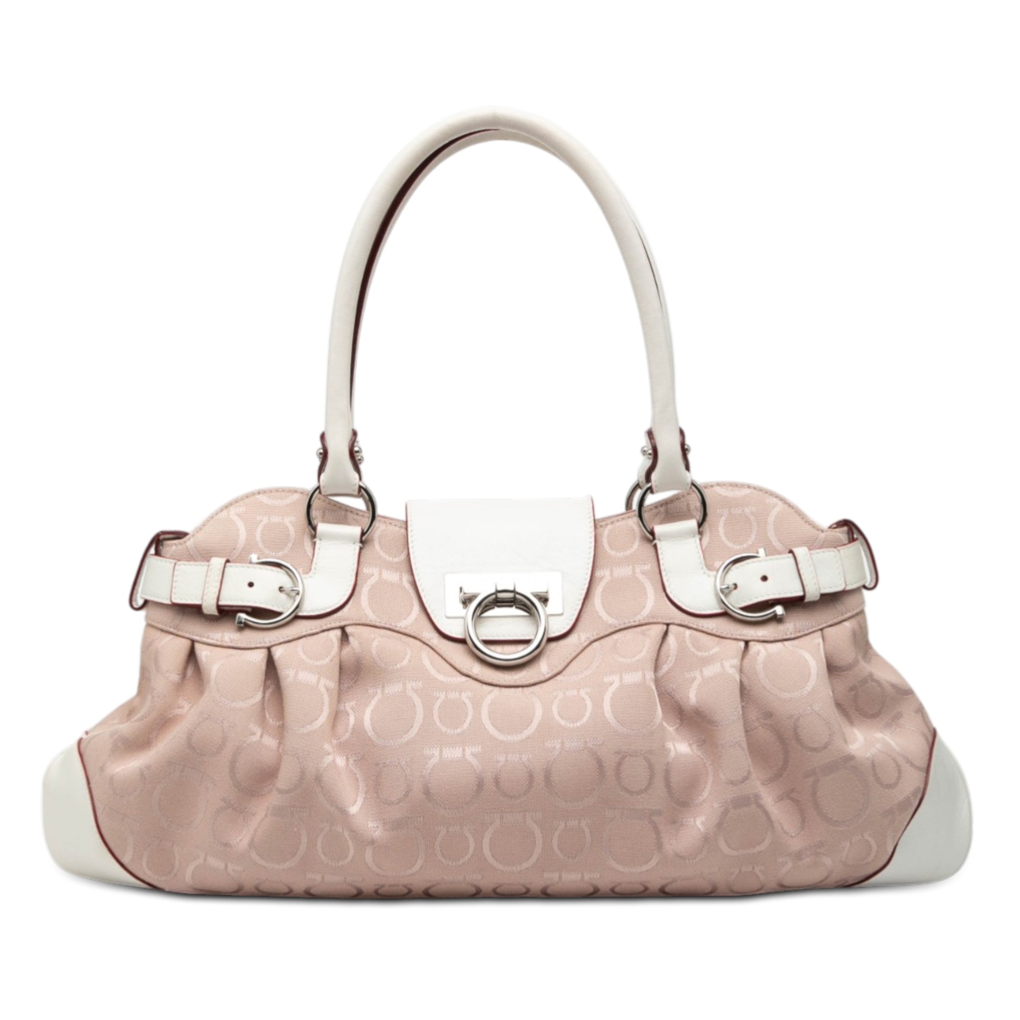 Gancini Canvas Marisa Handbag