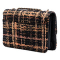 Medium Quilted Tweed Beauty Lock Flap