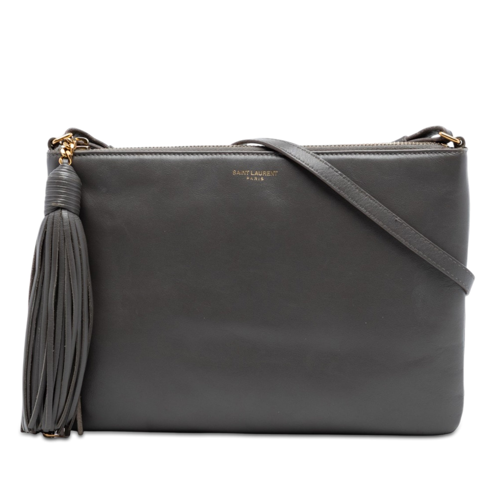 Leather Teen Monogram Crossbody