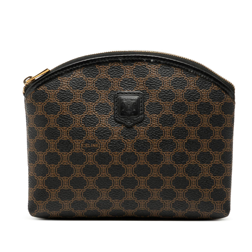 Macadam Coated Canvas Pouch