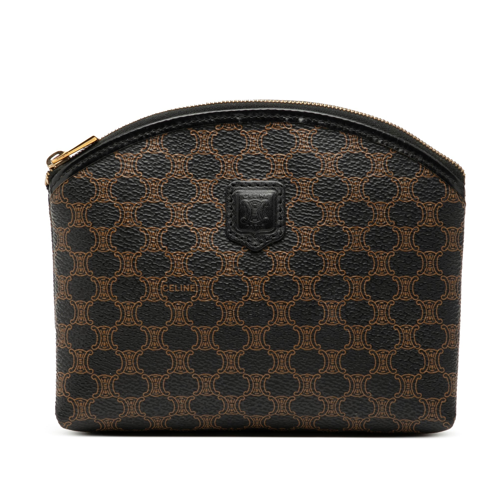 Macadam Coated Canvas Pouch
