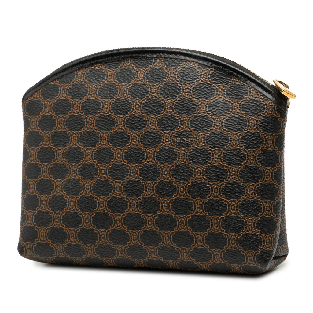Macadam Coated Canvas Pouch