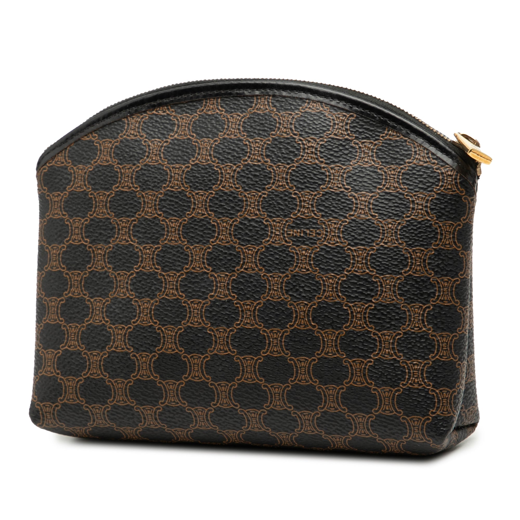 Macadam Coated Canvas Pouch