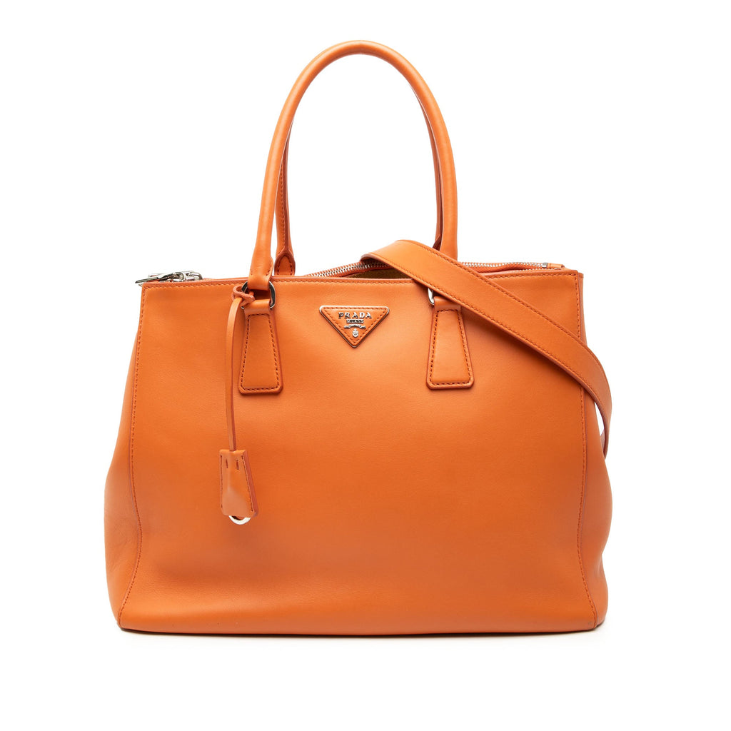 Medium Soft Calf Galleria Double Zip Tote