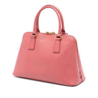Medium Saffiano Lux Promenade Satchel