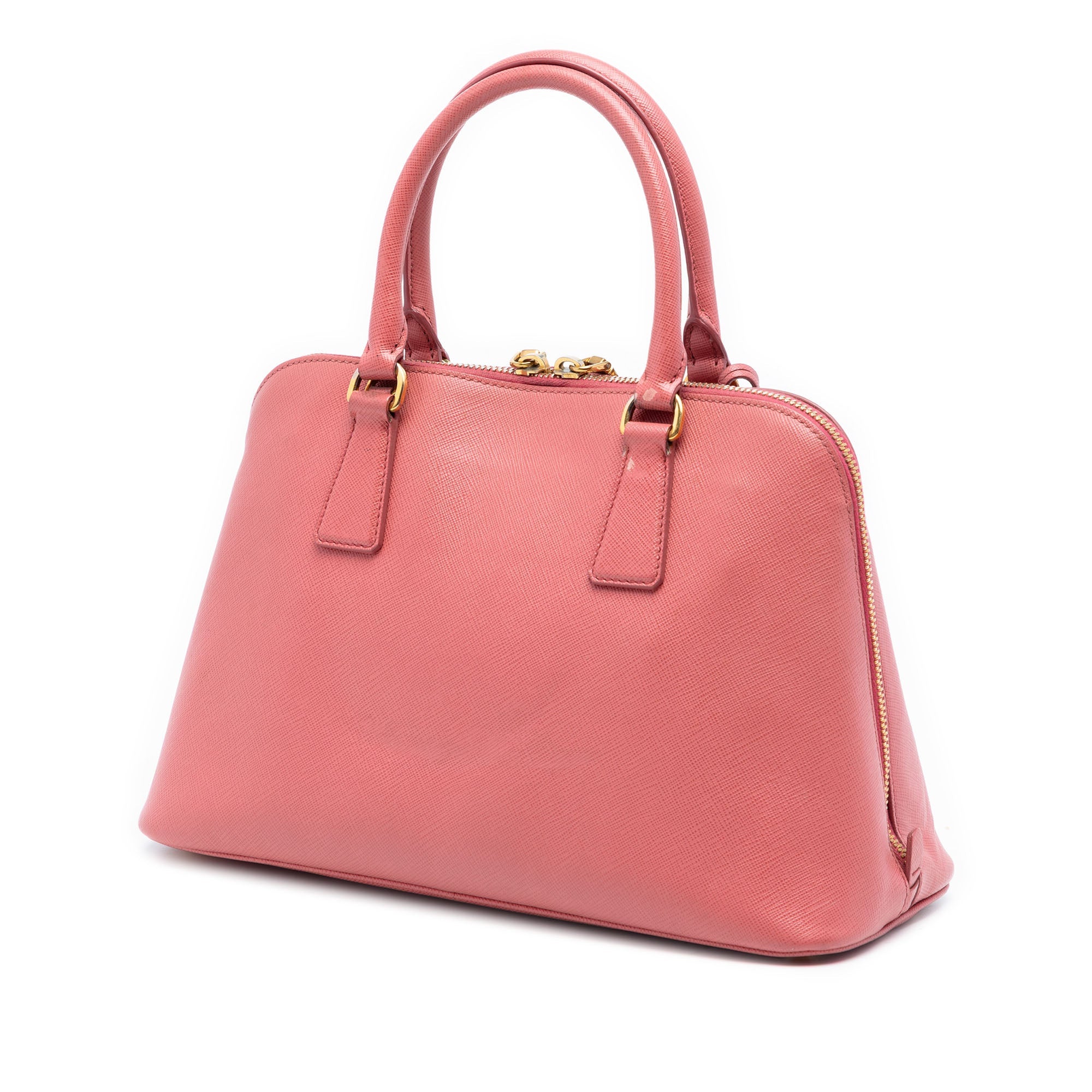 Medium Saffiano Lux Promenade Satchel