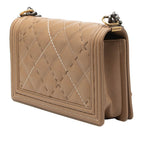 Medium Quilted Calfskin Wild Stitch Boy Flap