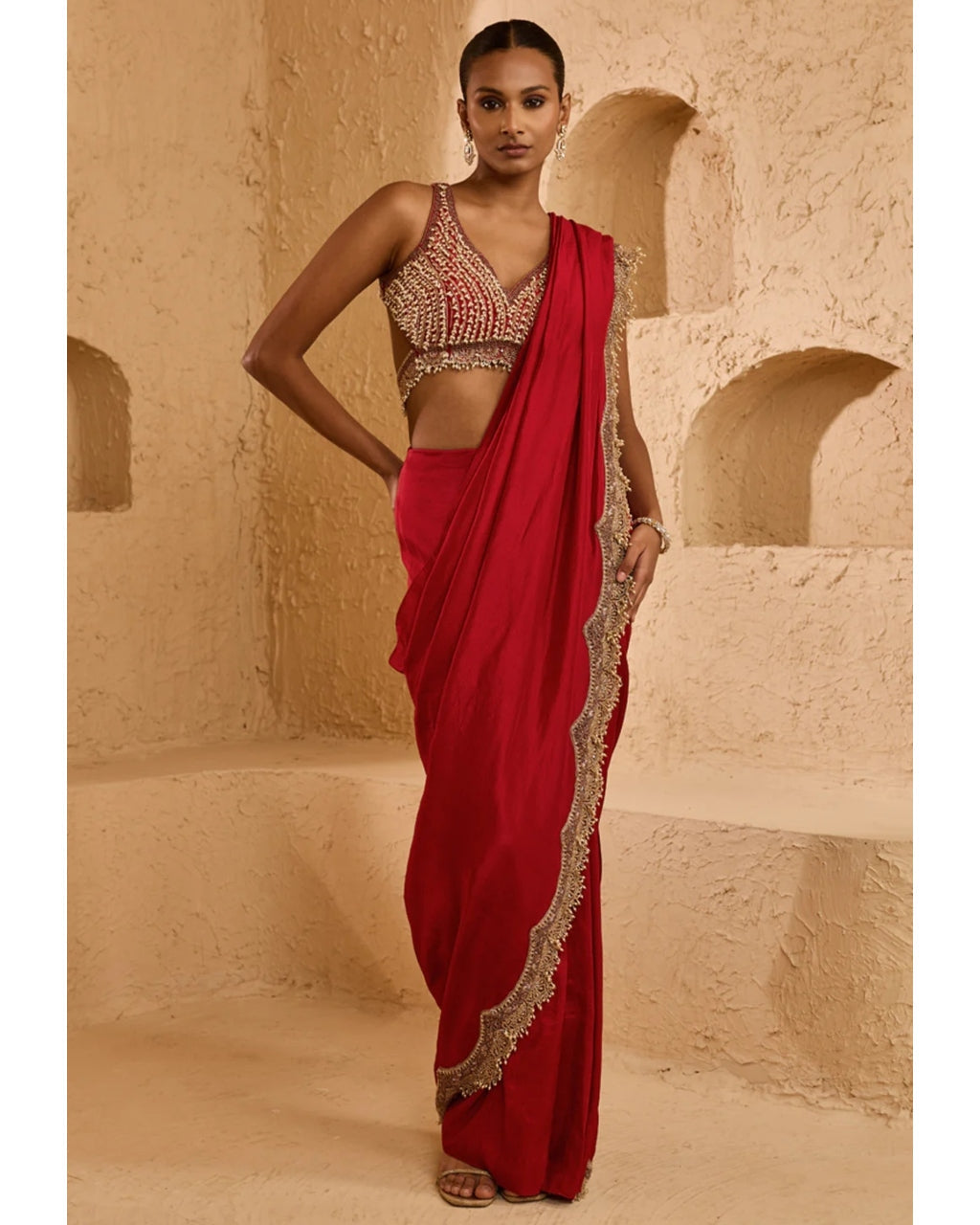 Miera Sari Set By KYNAH, Luxury Indian Fashion & Bridal Wear