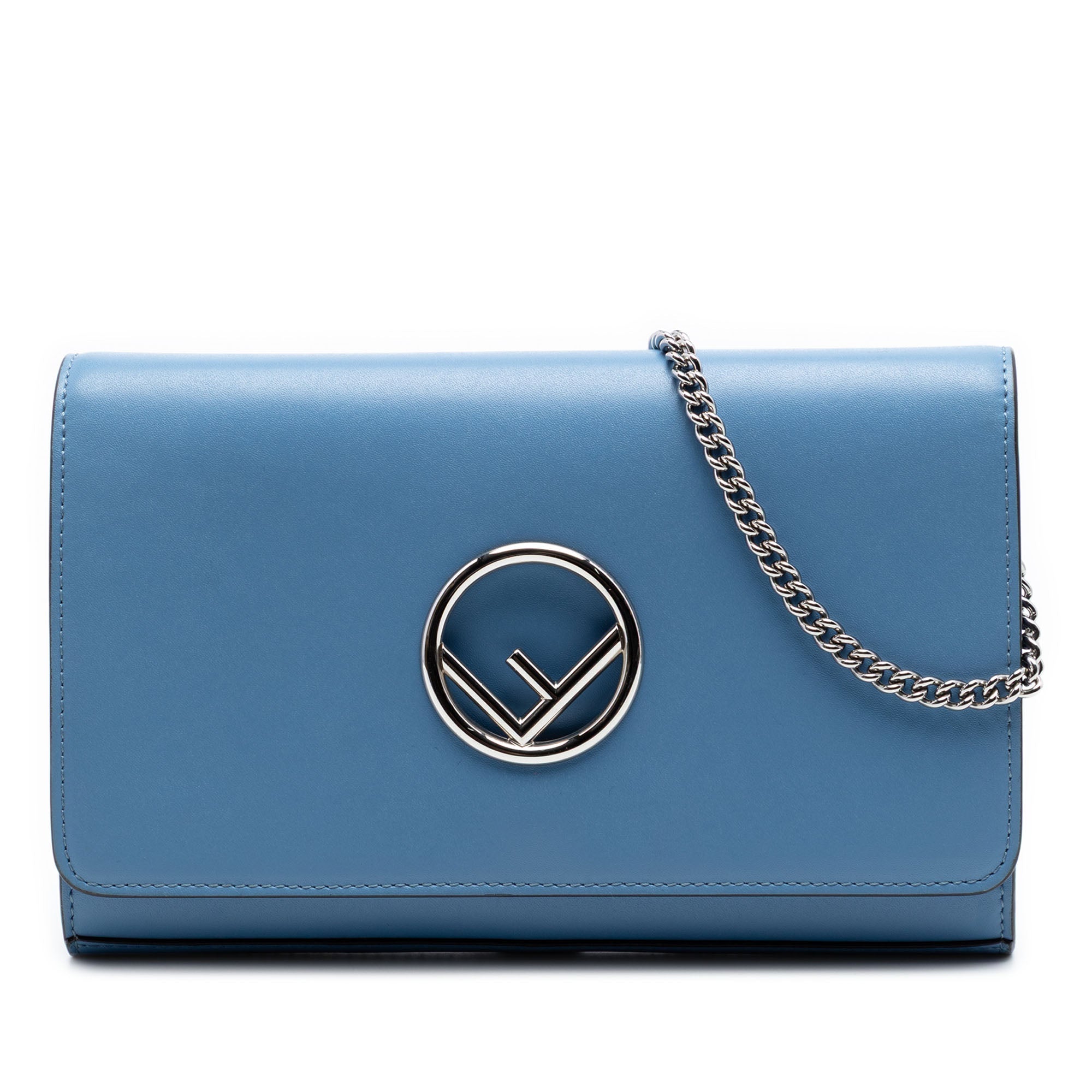 Calfskin F is Fendi Kan I Wallet on Chain