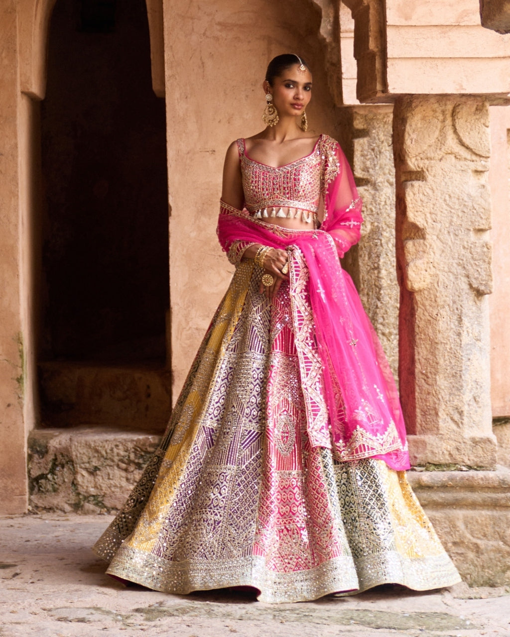 Rang Lehenga Set By KYNAH, Luxury Indian Fashion & Bridal Wear