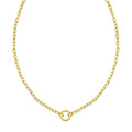 Push Lock Charm Necklace