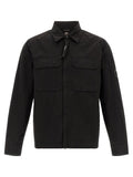 C.p. Company Lens Overshirt — Black