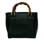 Mini Calfskin Bamboo Satchel