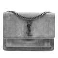 Medium Denim Monogram Sunset Crossbody