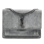 Medium Denim Monogram Sunset Crossbody