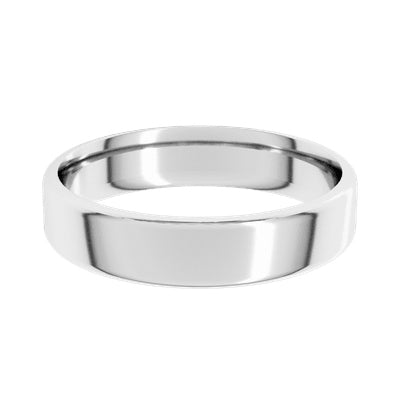 5mm Men's Comfort Fit Round Edge Wedding Band